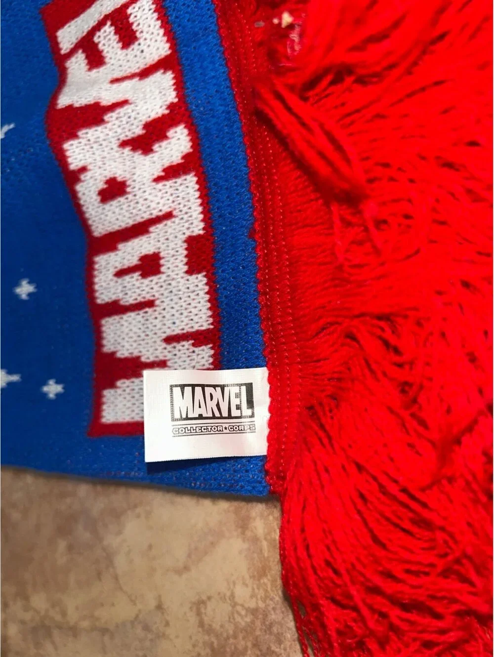 Marvel Guardians of the Galaxy Groot Knit Scarf Collector Corps Exclusive